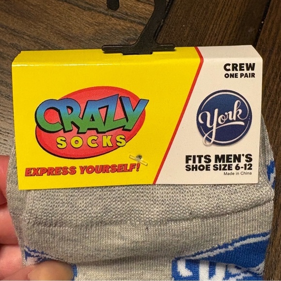 3/$20 York Peppermint Patty Novelty Socks Food Snack Crew Mens Women NWT - Picture 2 of 6
